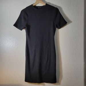 Cotton-On  Black Ribbed Pullover Dress